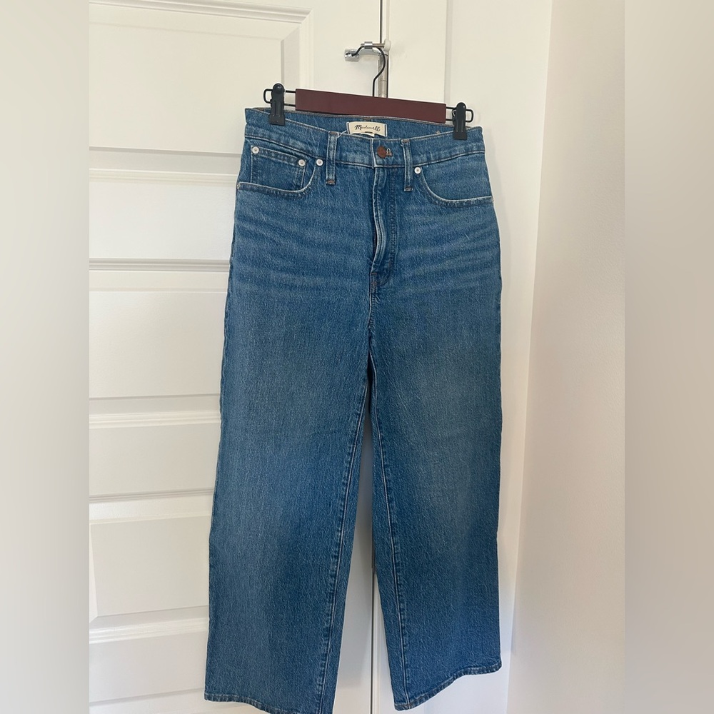 Madewell Perfect Vintage Wide Leg Crop Jean